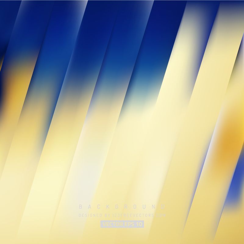 Blue And Gold Abstract Background