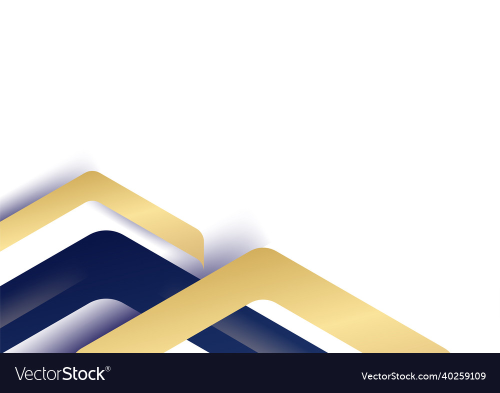 Blue And Gold Abstract Background