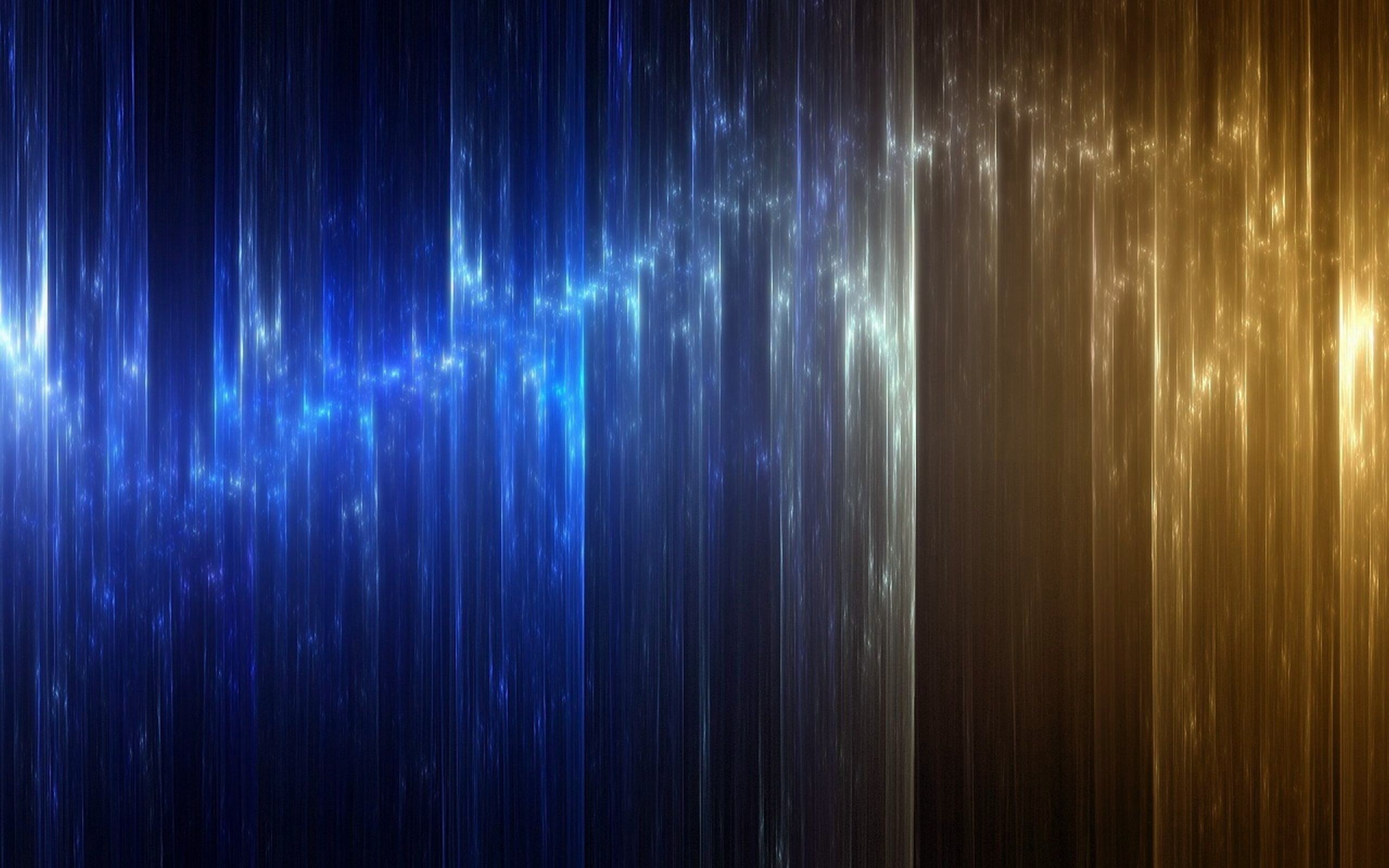 Blue And Gold Abstract Background