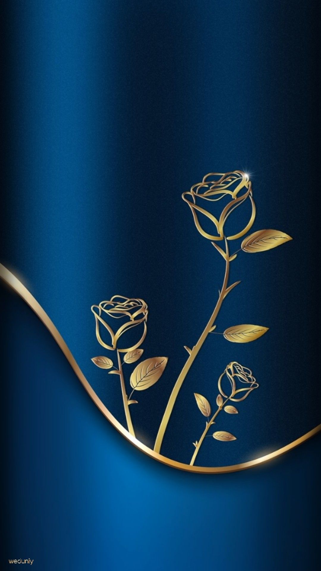 Blue And Gold Wallpapers