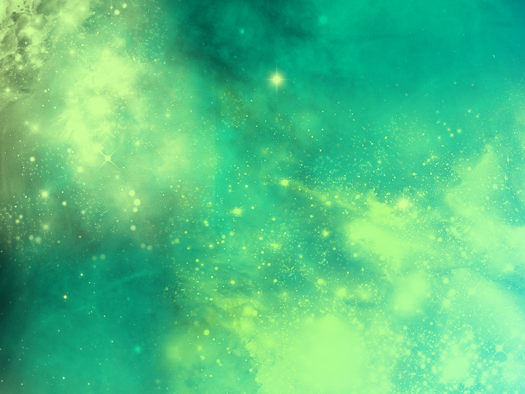 Blue And Green Galaxy Background