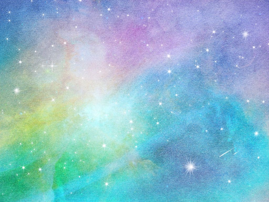 Blue And Green Galaxy Background