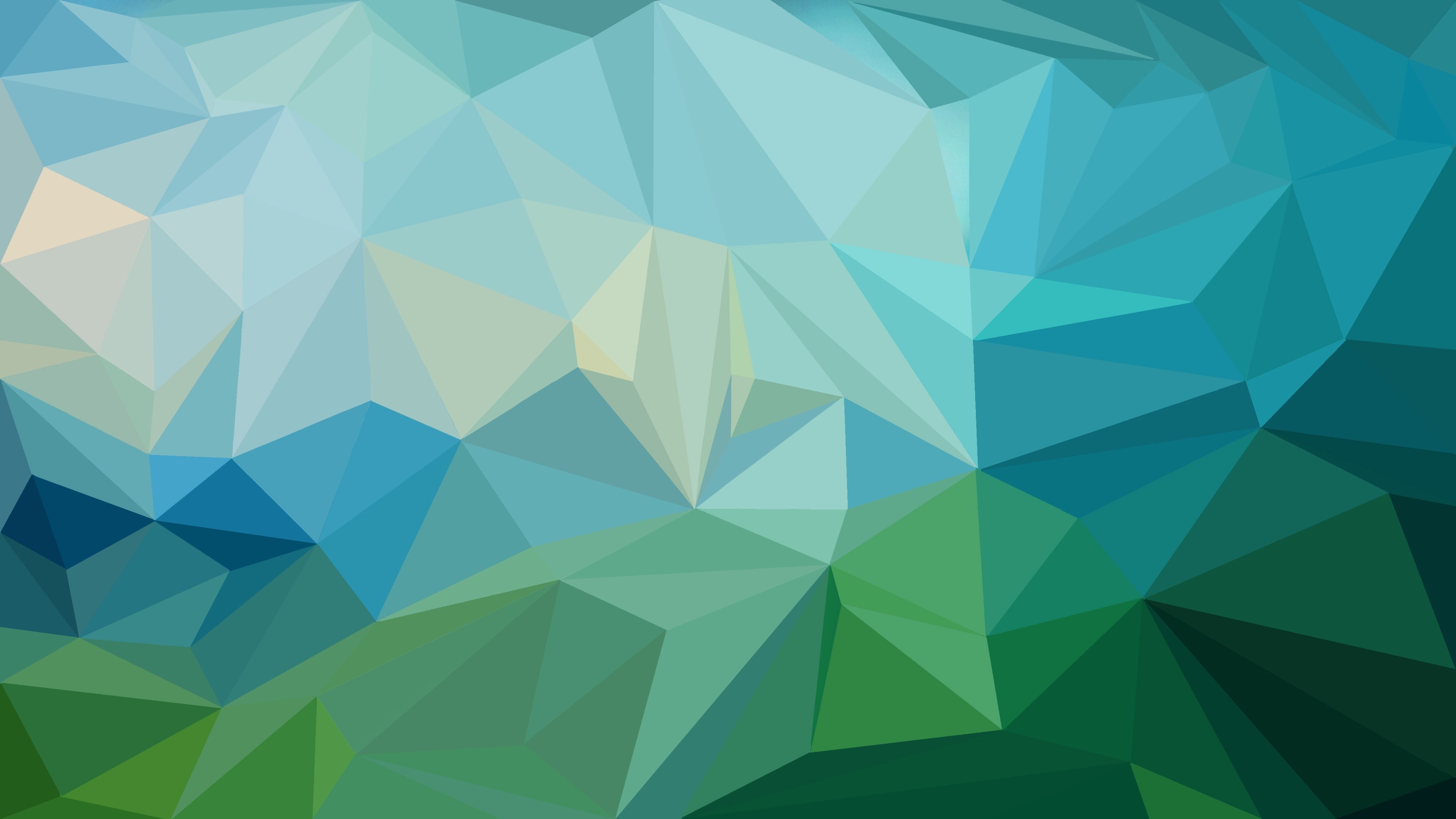 Blue And Green Geometric Wallpapers