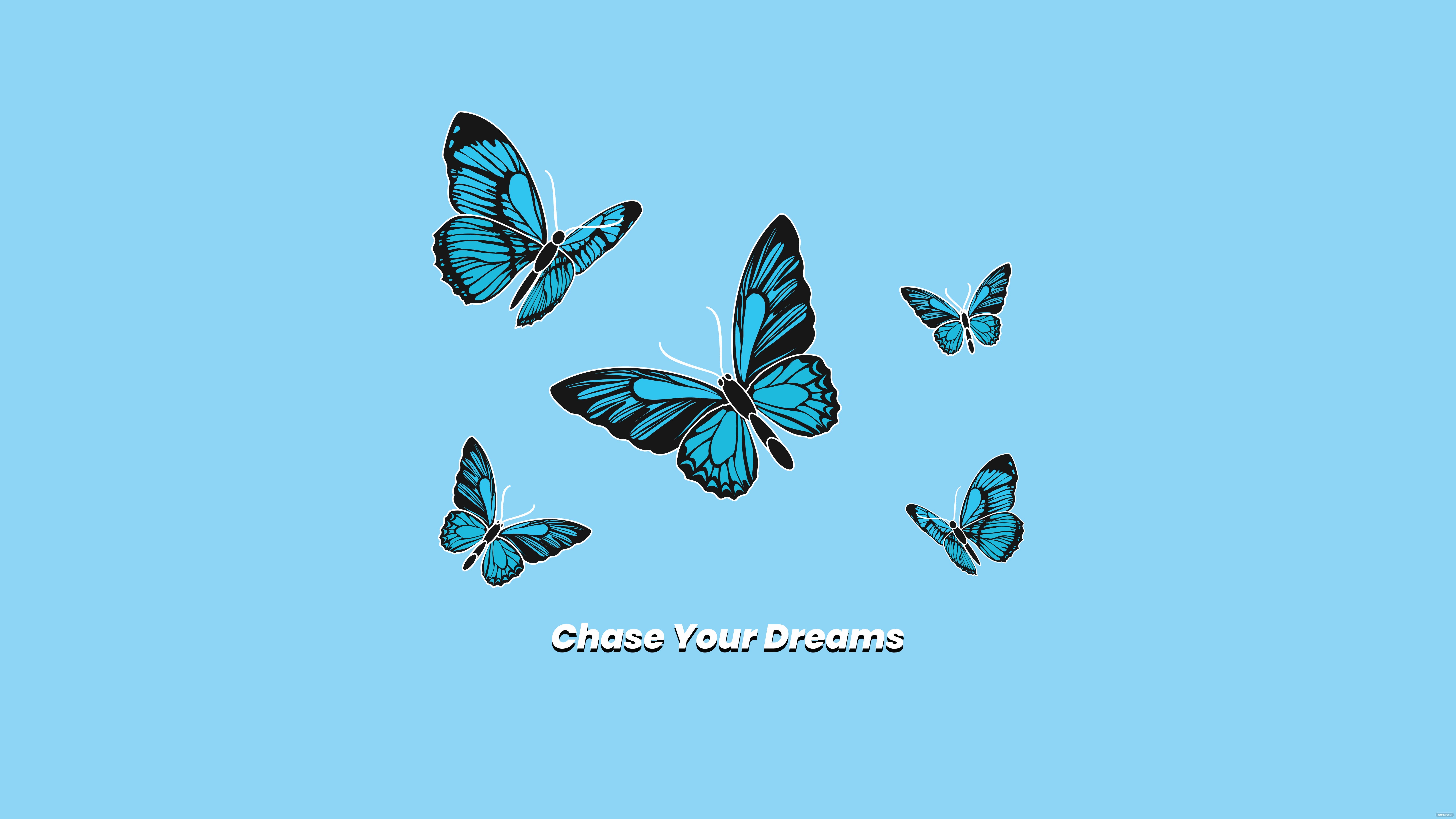 Blue And Pink Butterfly Wallpapers