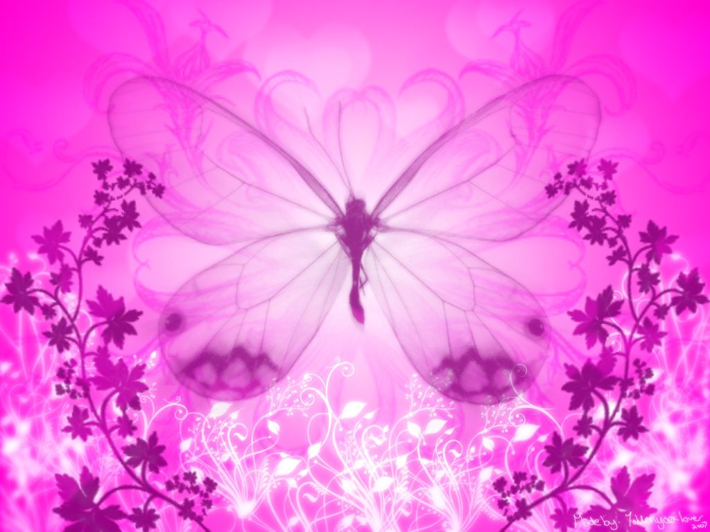 Blue And Pink Butterfly Wallpapers