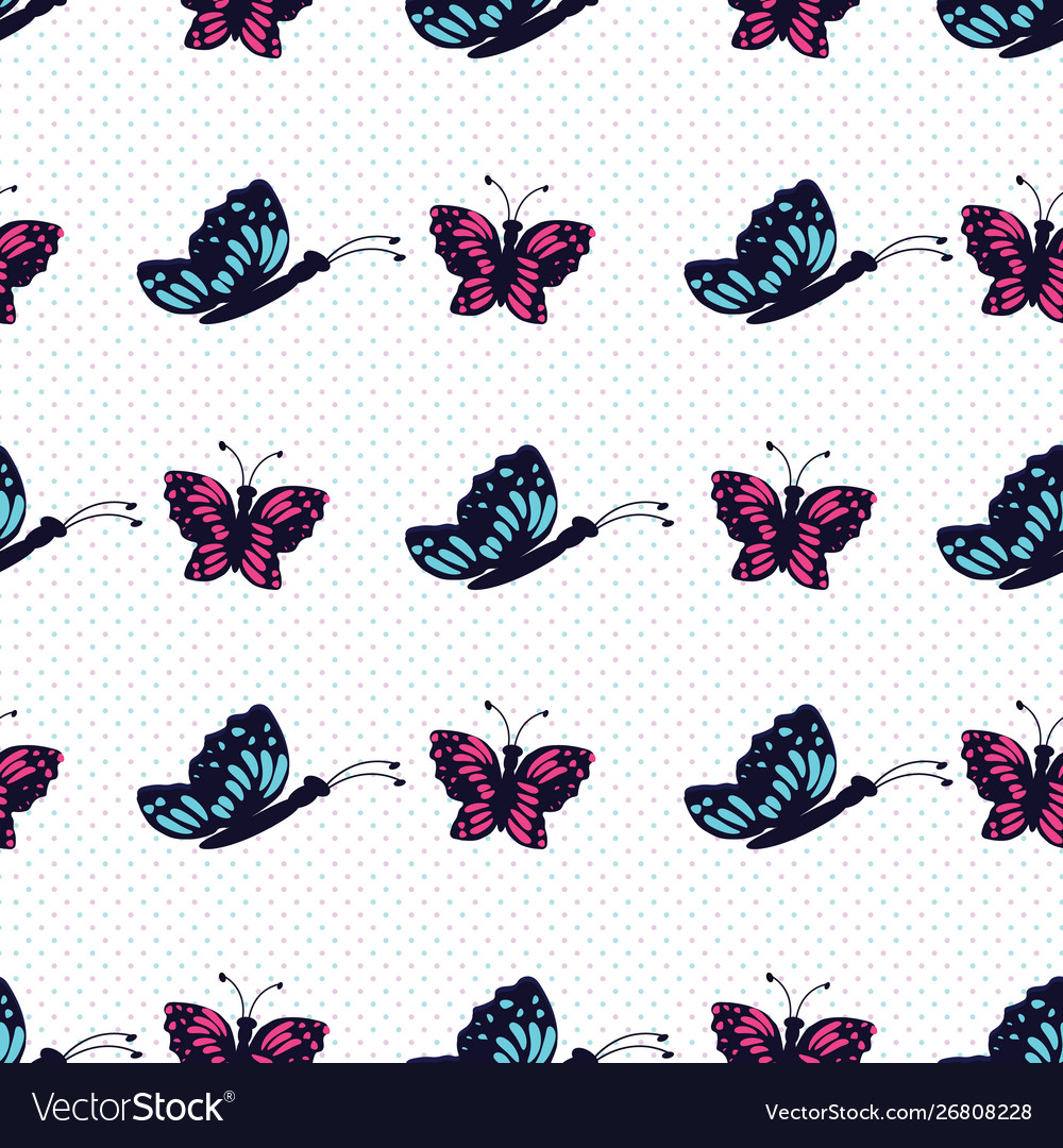 Blue And Pink Butterfly Wallpapers