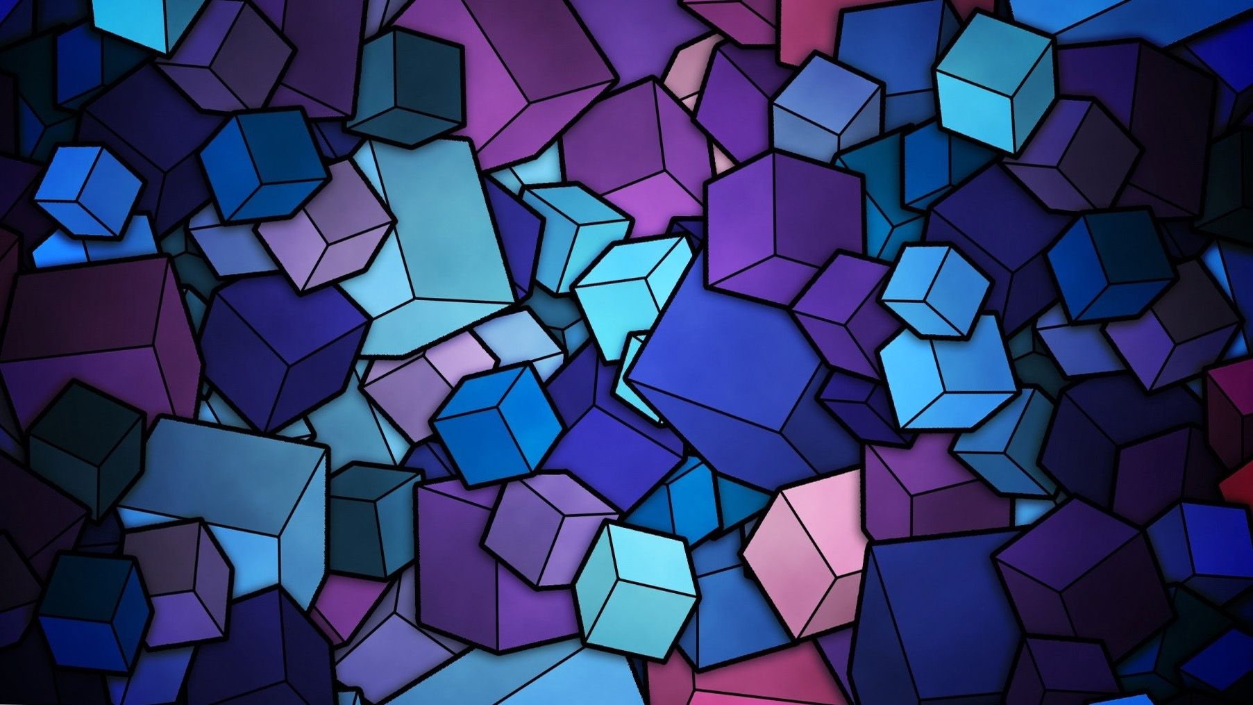 Blue And Purple Art Wallpapers