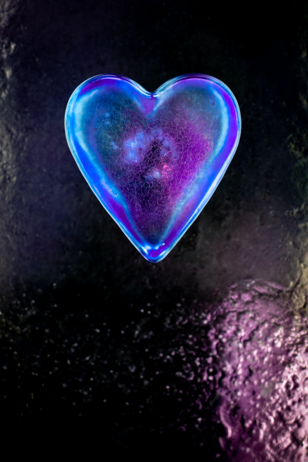 Blue And Purple Hearts Wallpapers