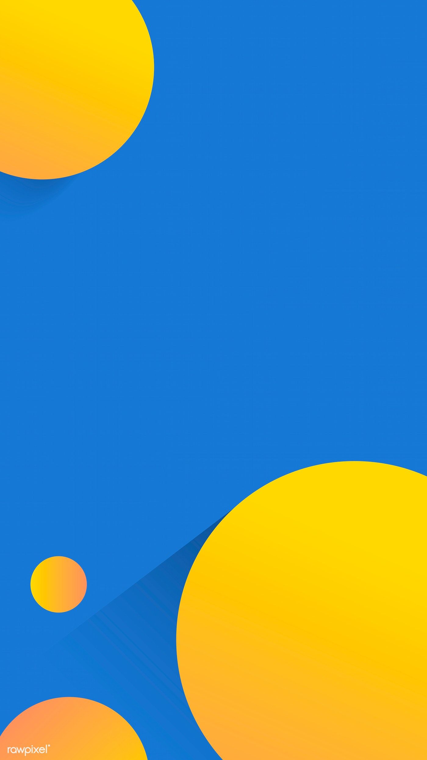 Blue And Yellow Abstract Background