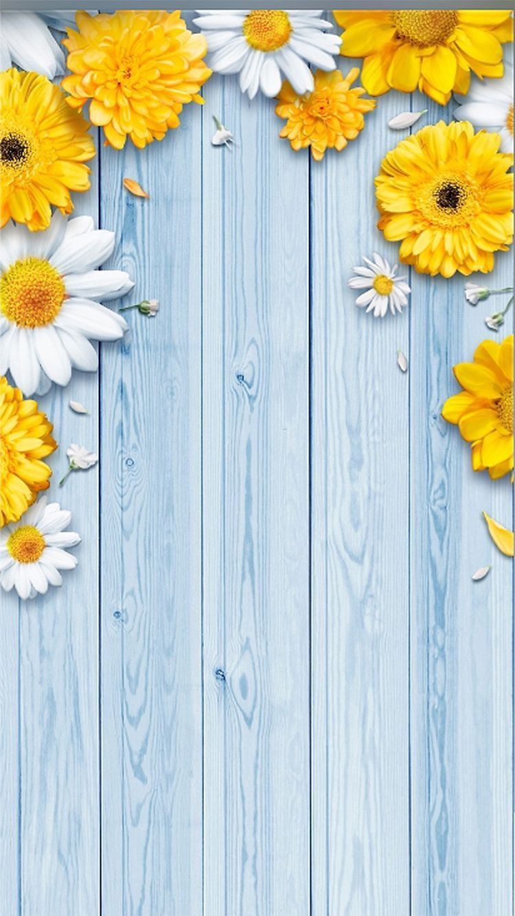 Blue And Yellow Flower Wallpapers