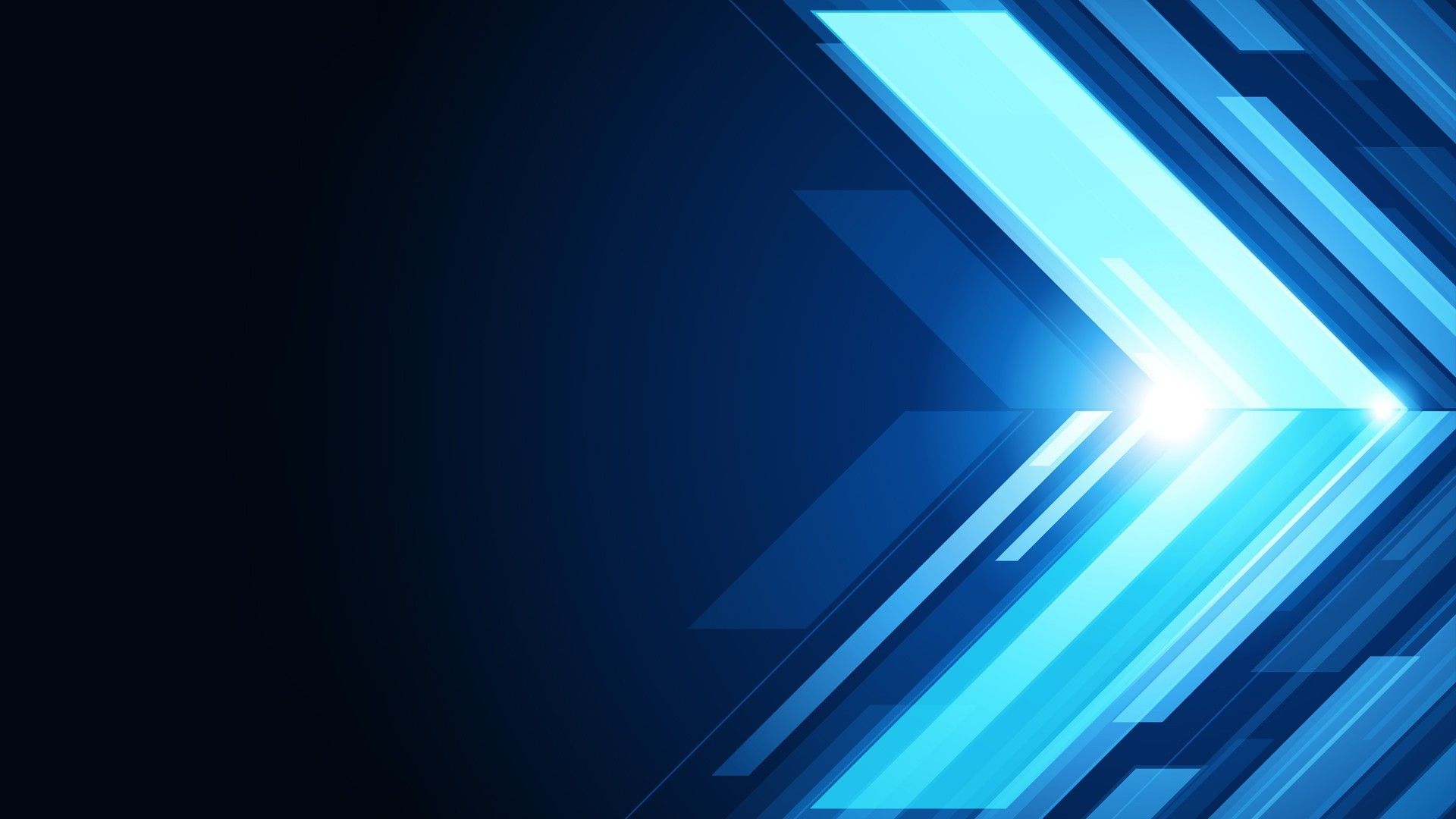 Blue Artistic Right Arrow Wallpapers