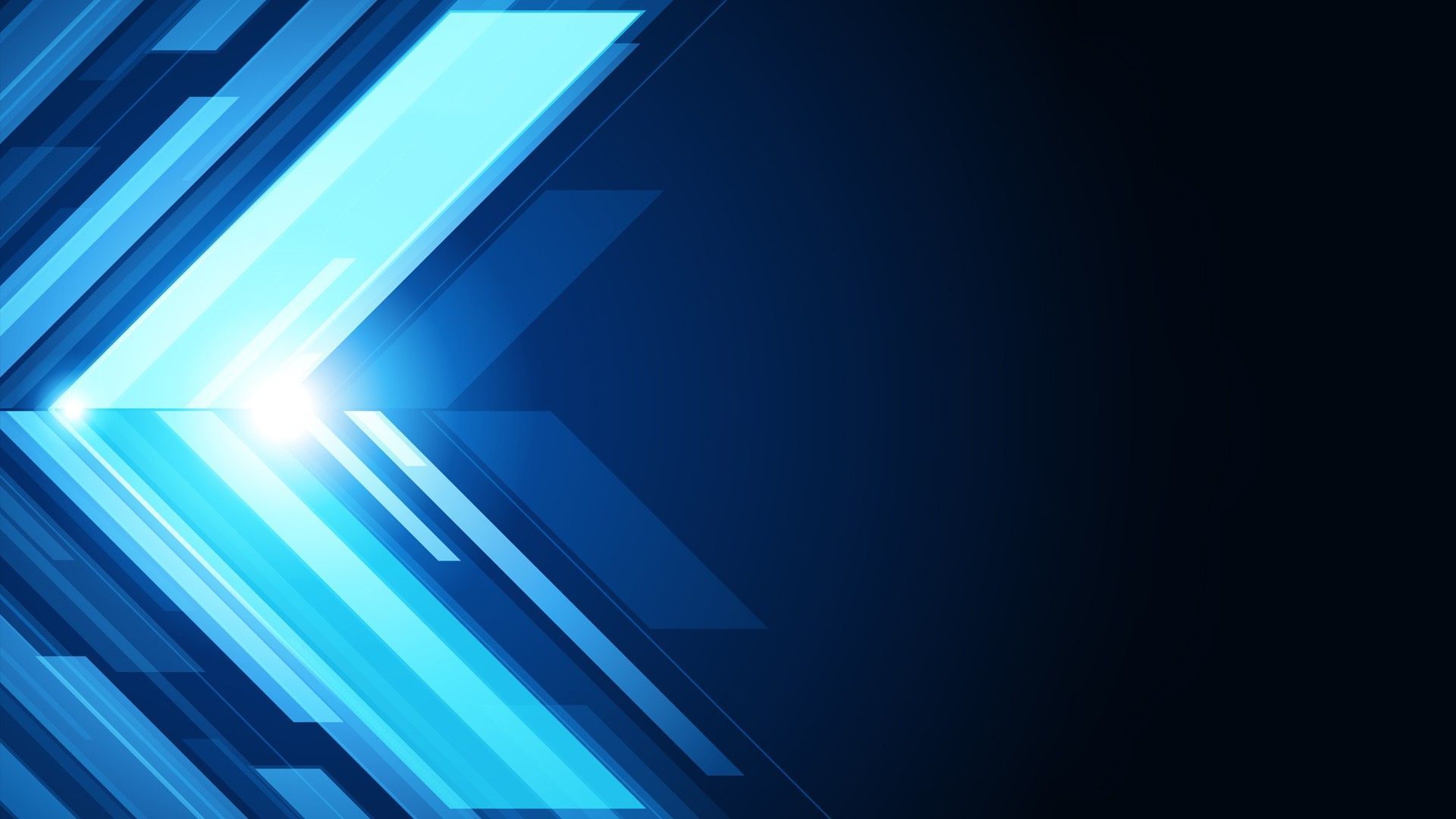 Blue Artistic Right Arrow Wallpapers