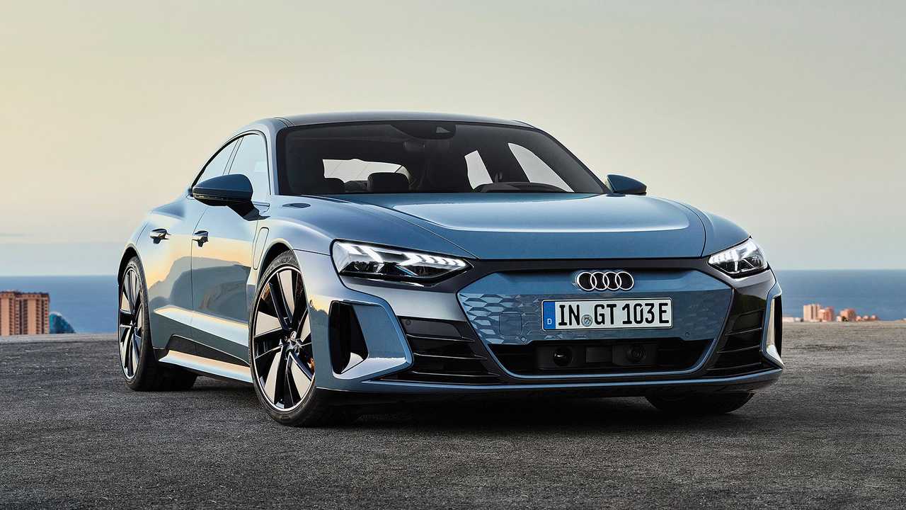 Blue Audi E-Tron Gt Quattro Wallpapers