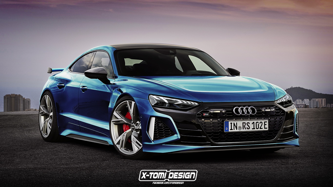 Blue Audi E-Tron Gt Quattro Wallpapers