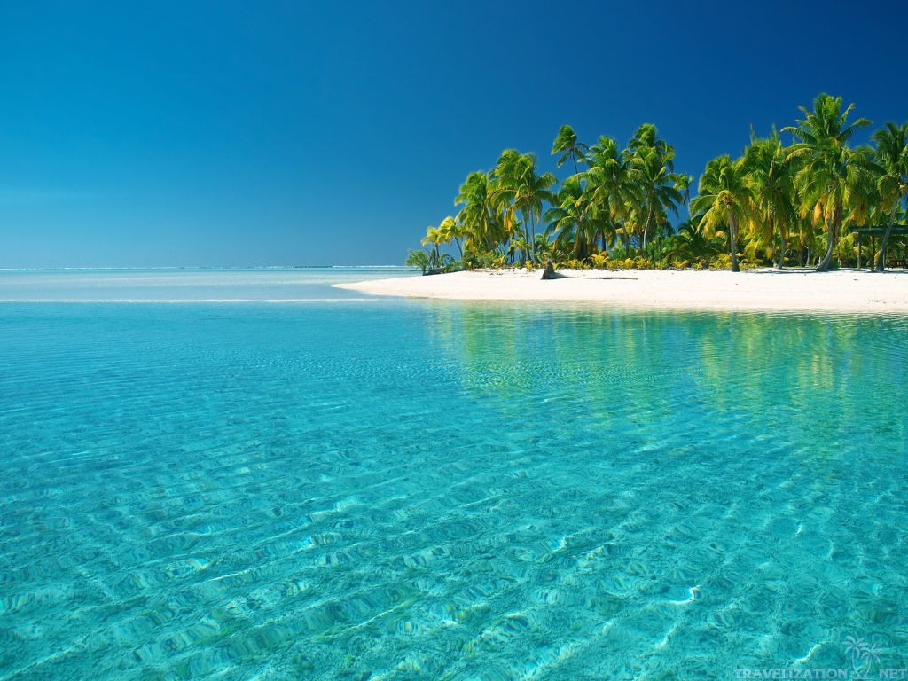 Blue Beach Background