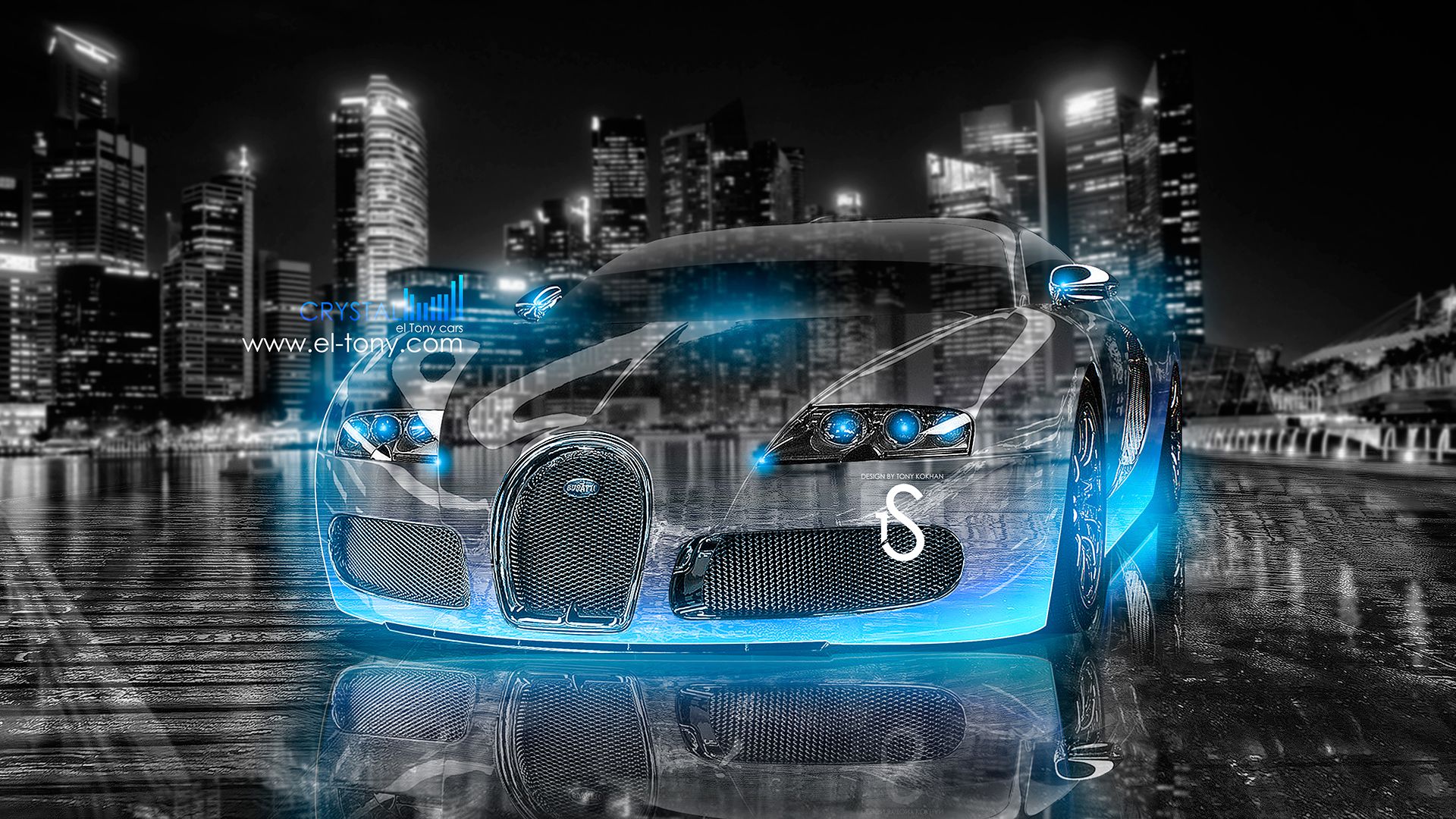 Blue Bugatti Wallpapers