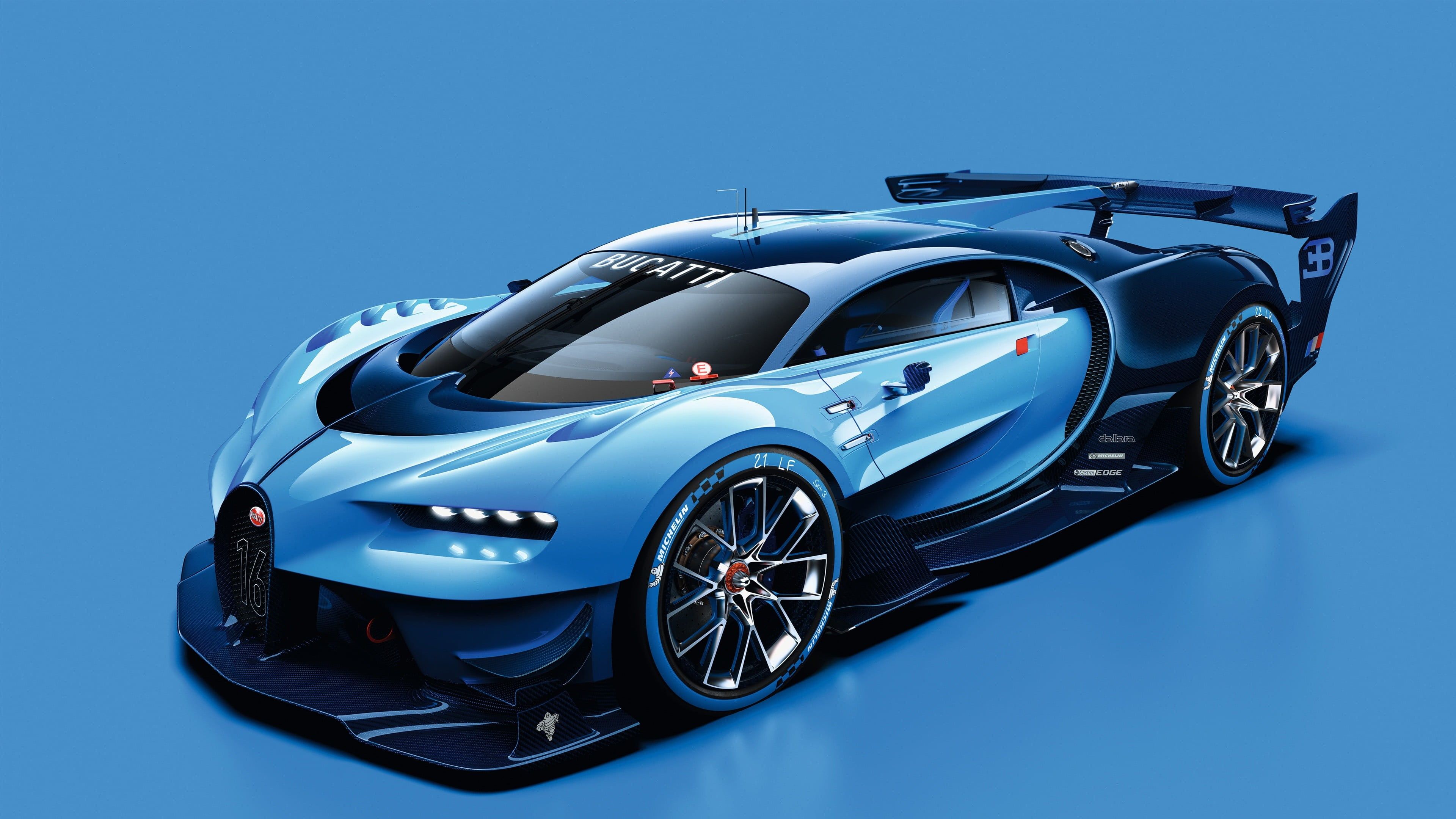 Blue Bugatti Wallpapers