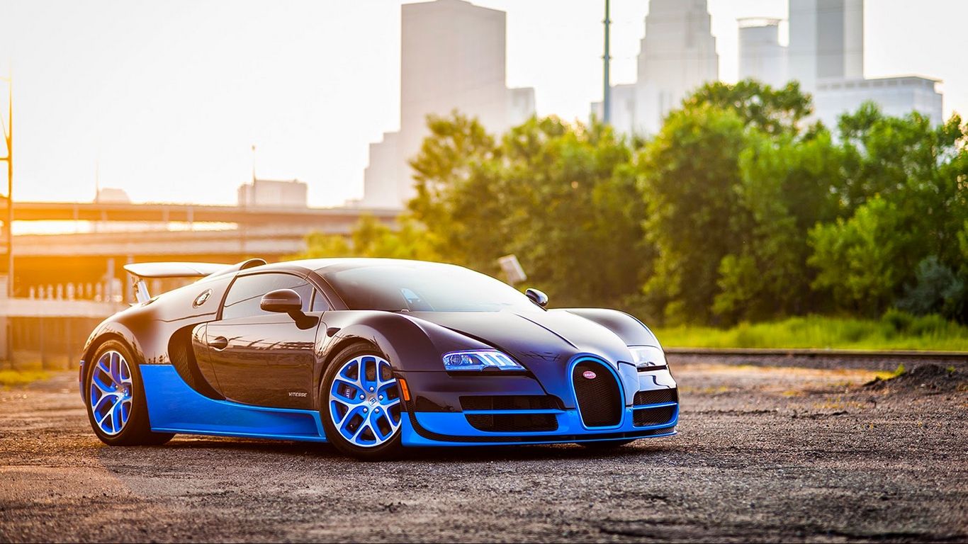 Blue Bugatti Wallpapers