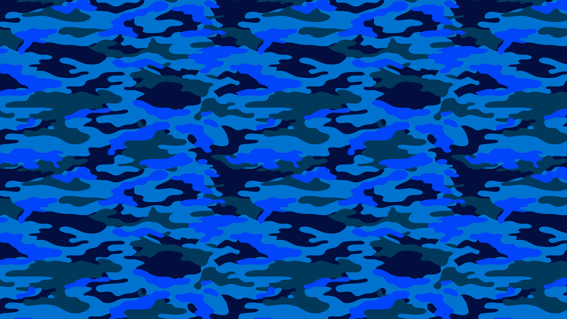 Blue Camouflage Pattern Wallpapers