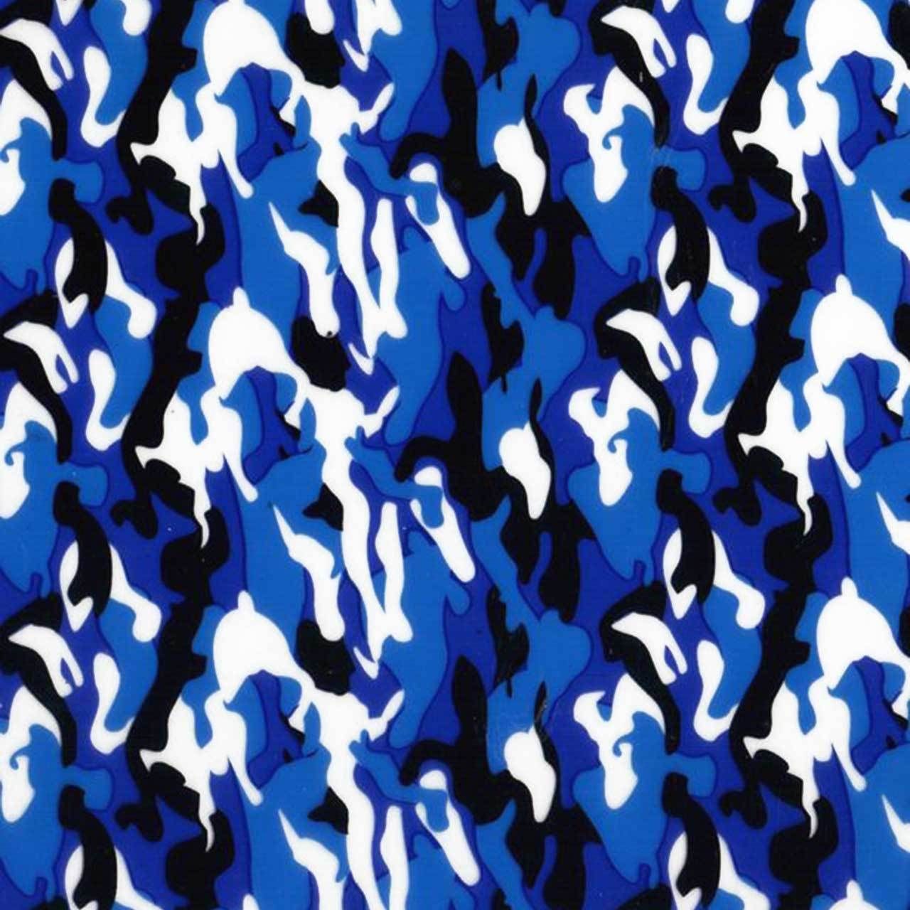 Blue Camouflage Pattern Wallpapers