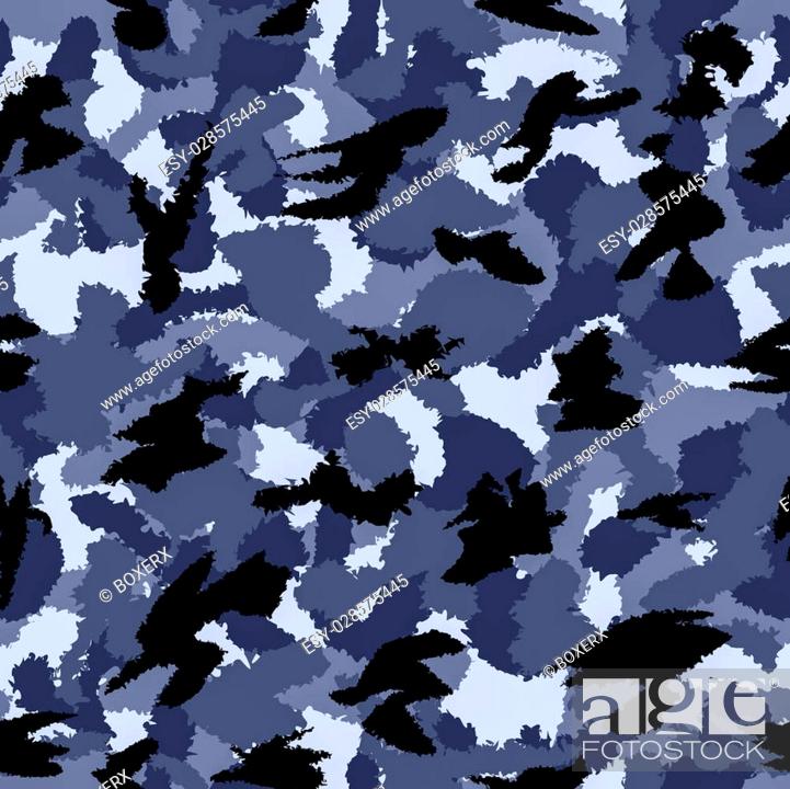 Blue Camouflage Pattern Wallpapers