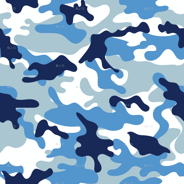 Blue Camouflage Wallpapers