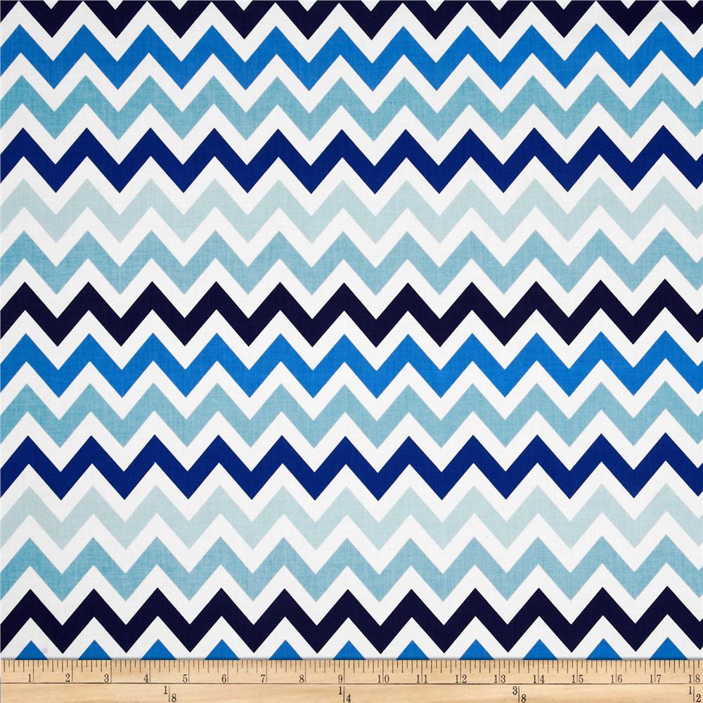 Blue Chevron Background