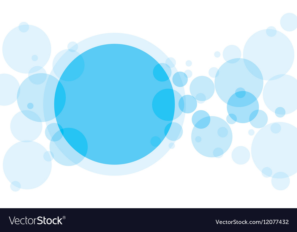 Blue Circles Background