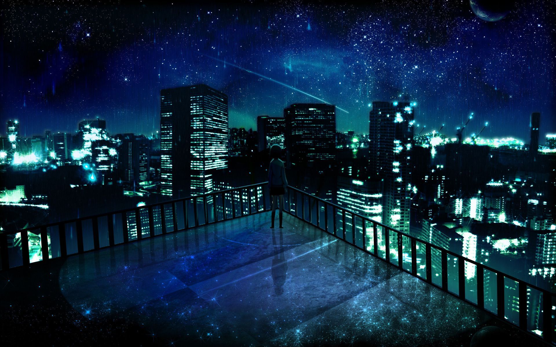 Blue City Aesthetic Wallpapers