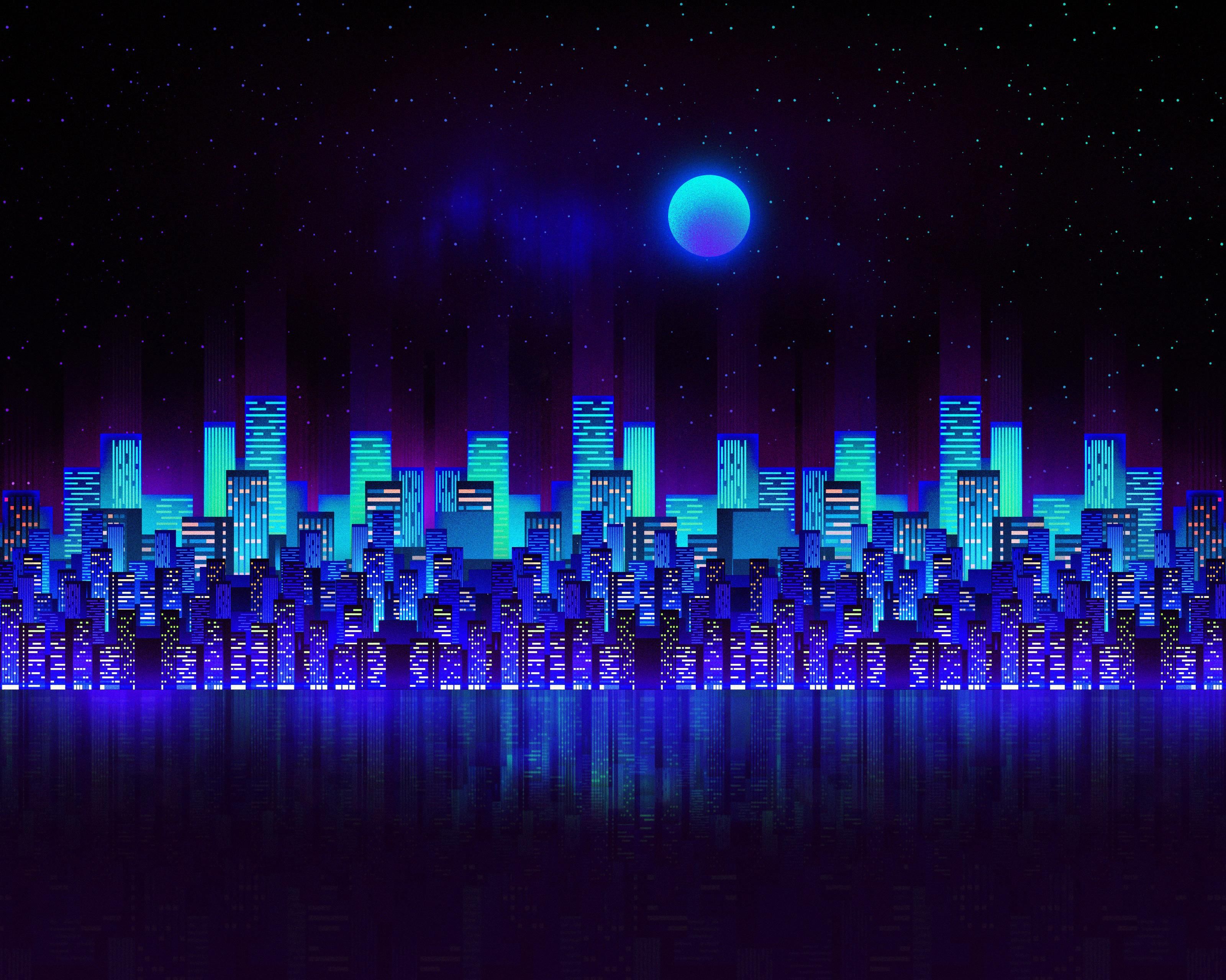 Blue City Wallpapers