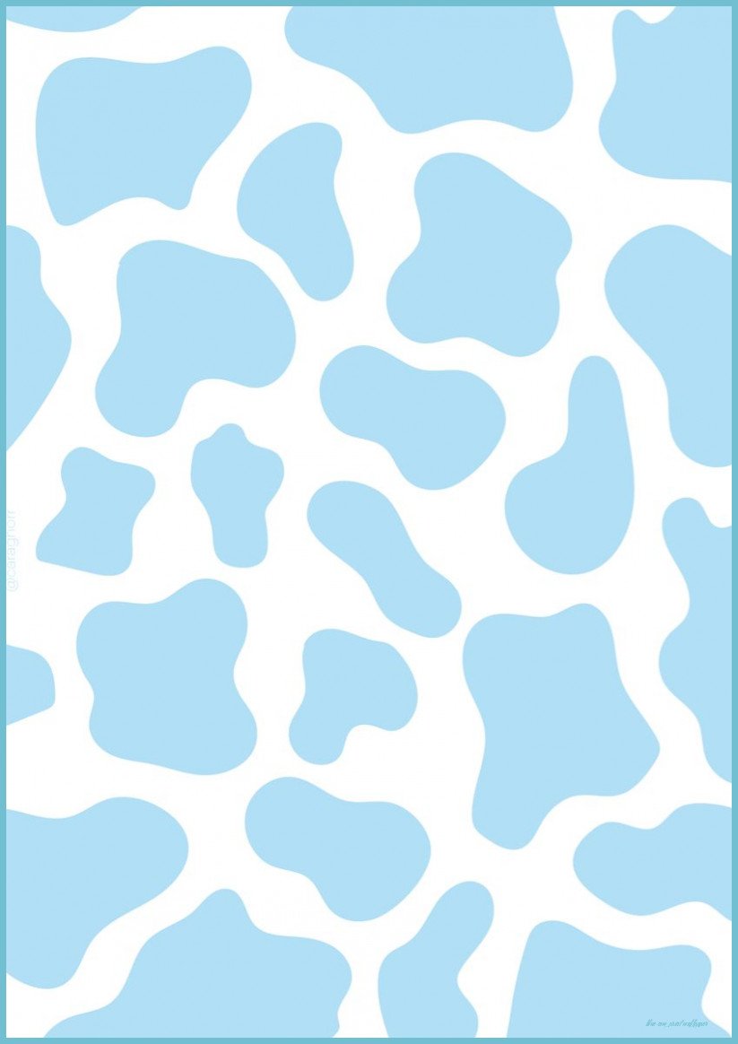 Blue Cow Print Wallpapers