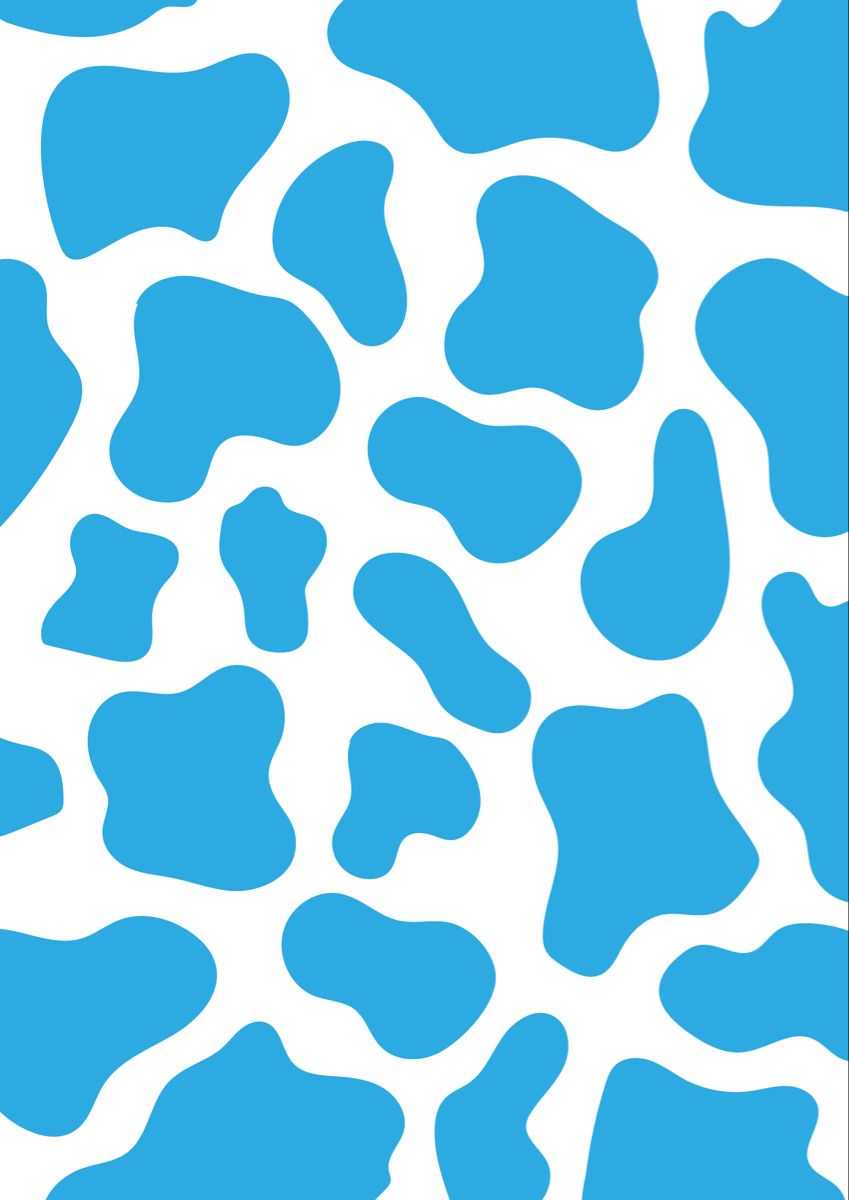 Blue Cow Print Wallpapers