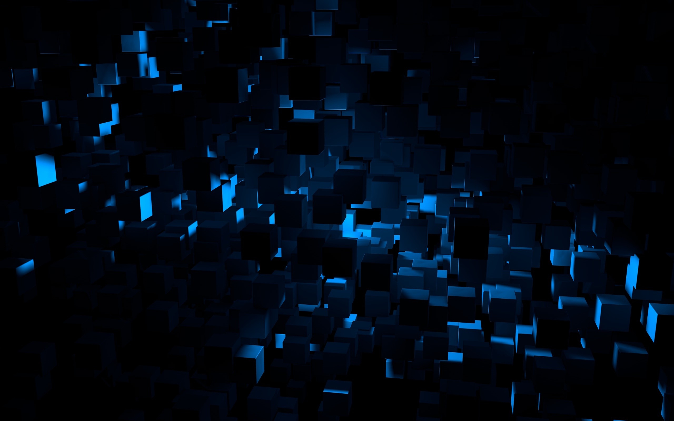 Blue Cubes Wallpapers