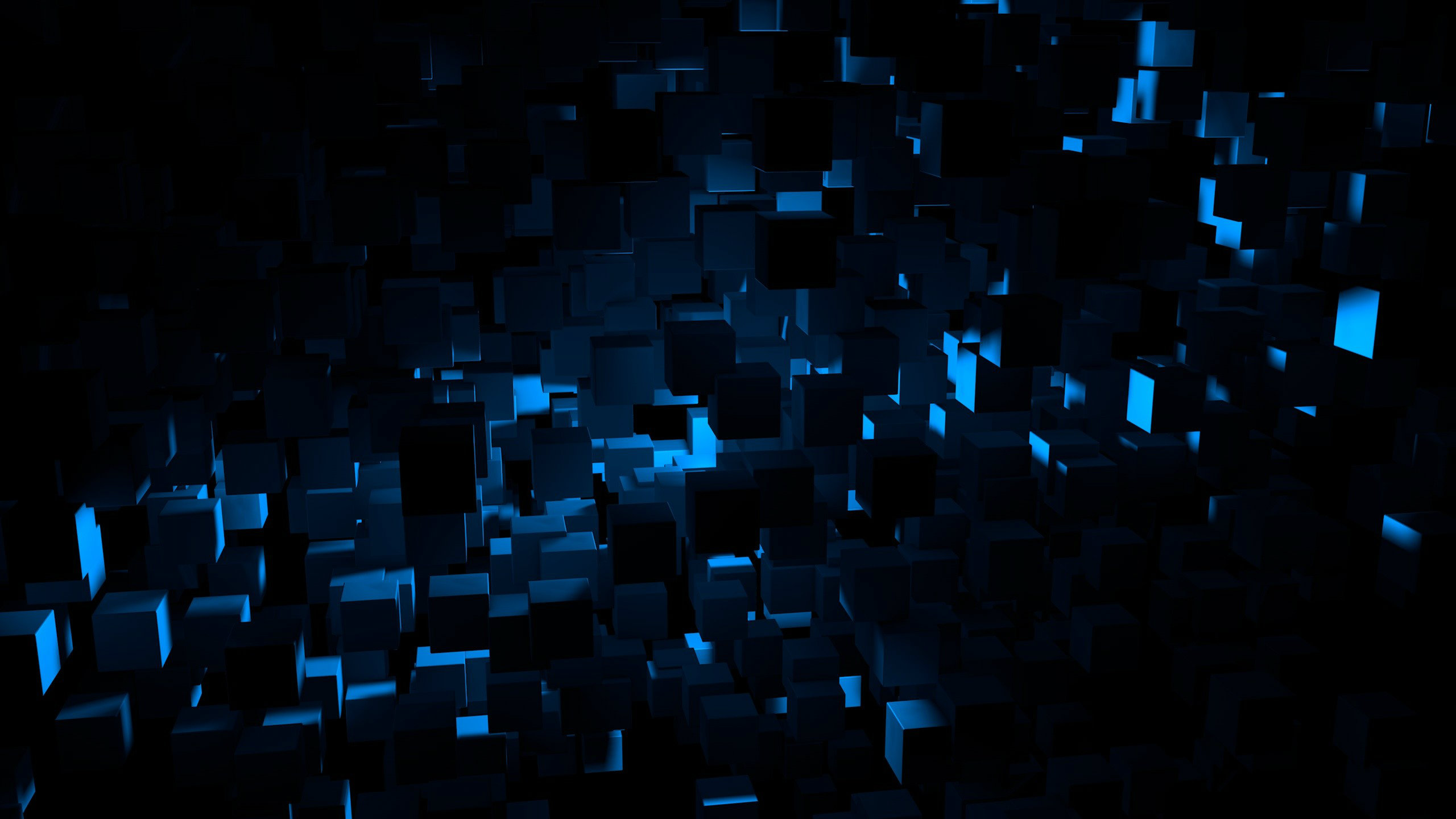 Blue Cubes Wallpapers