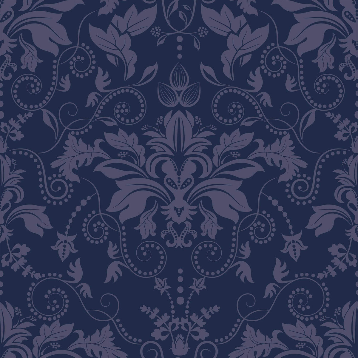 Blue Damask Wallpapers