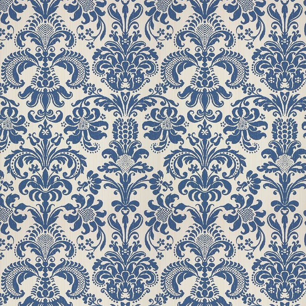 Blue Damask Wallpapers