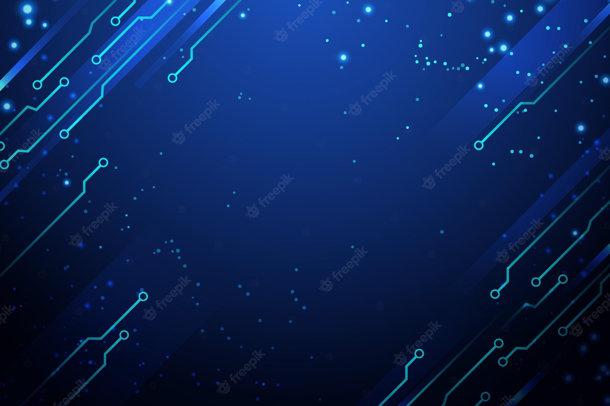 Blue Digital Background