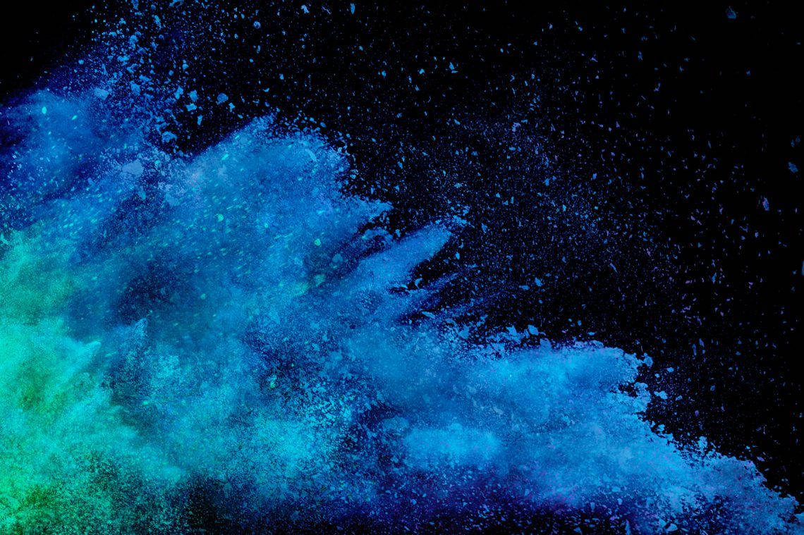 Blue Explosions Wallpapers