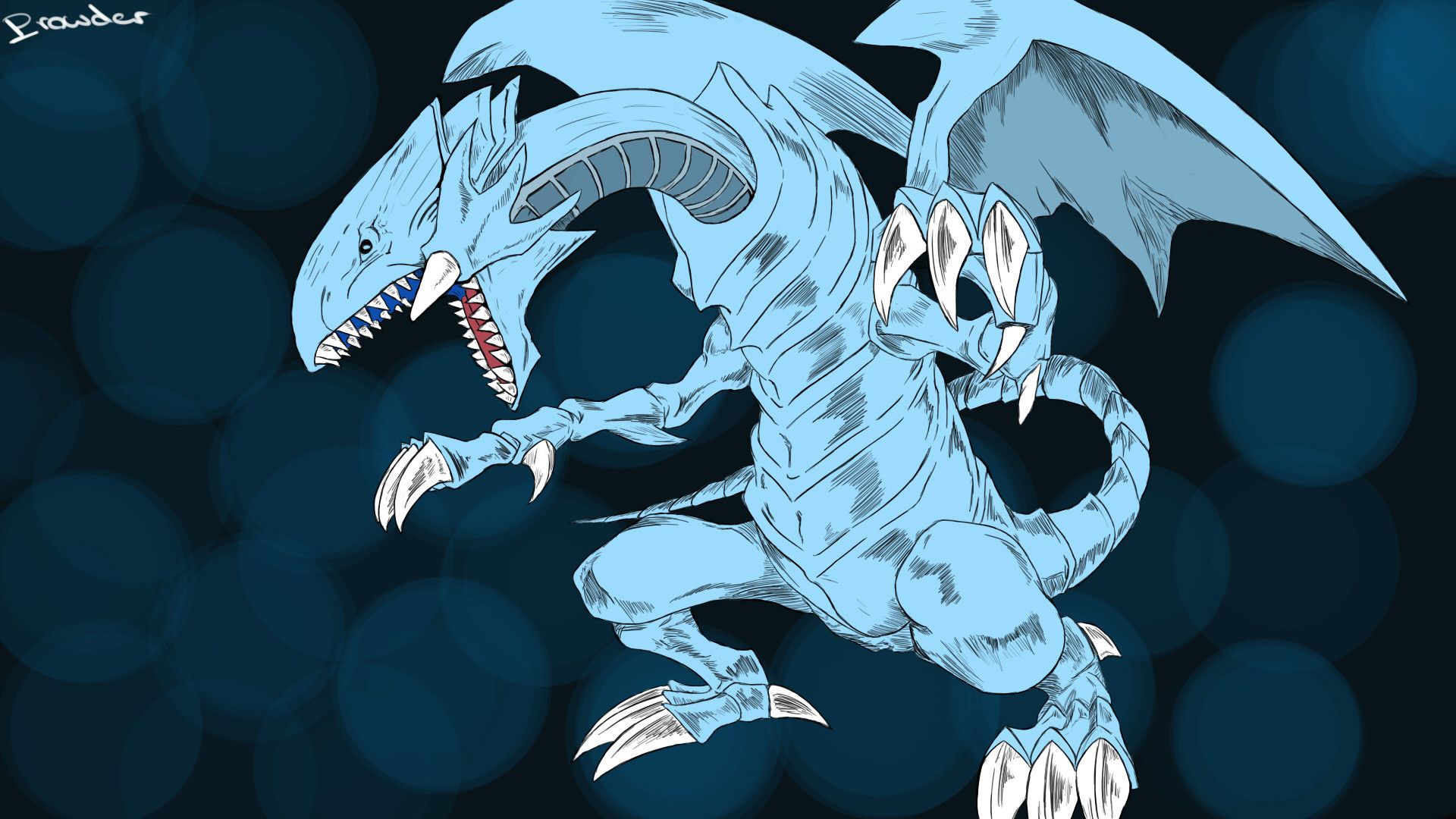 Blue Eyes White Dragon Wallpapers