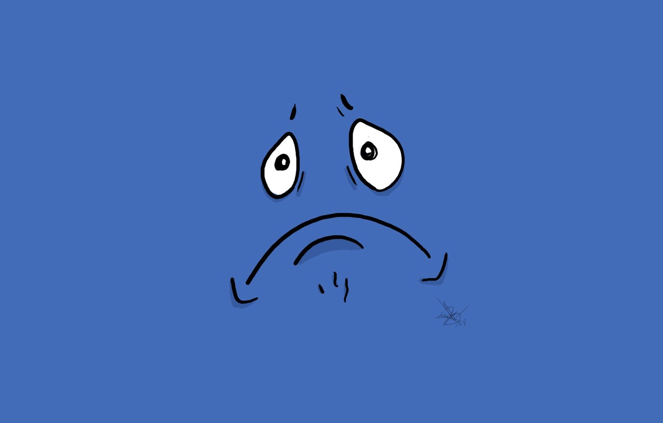 Blue Face Cartoon Wallpapers