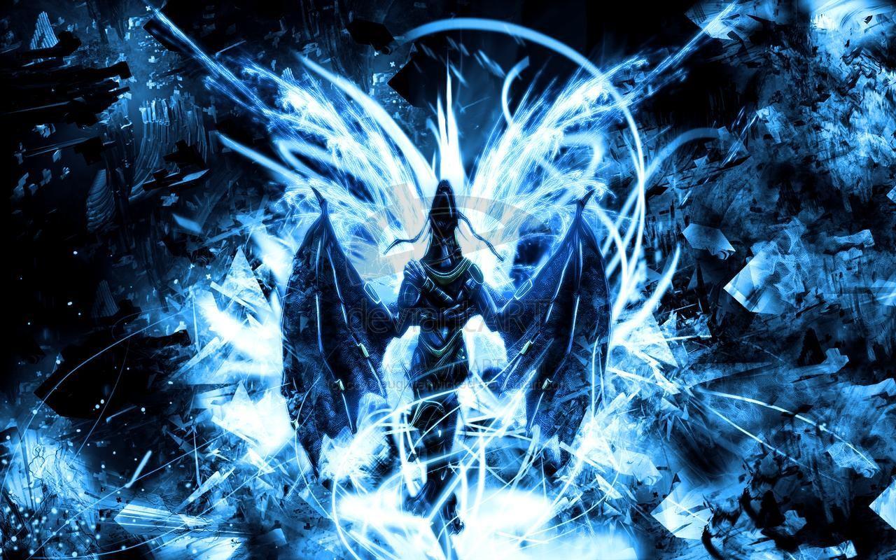 Blue Fire Dragon Wallpapers