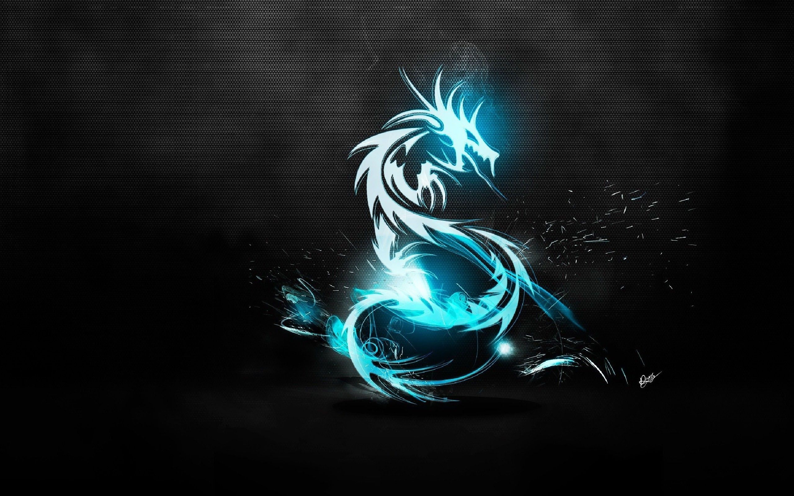 Blue Fire Dragon Wallpapers