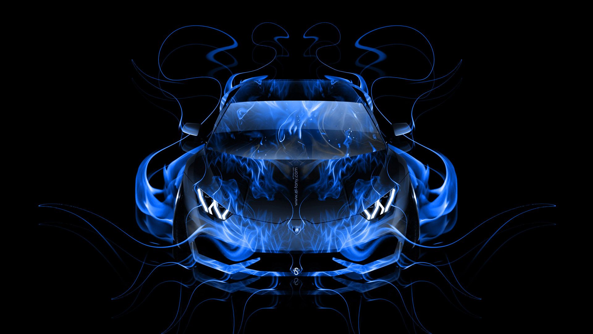 Blue Fire Lamborghini Wallpapers