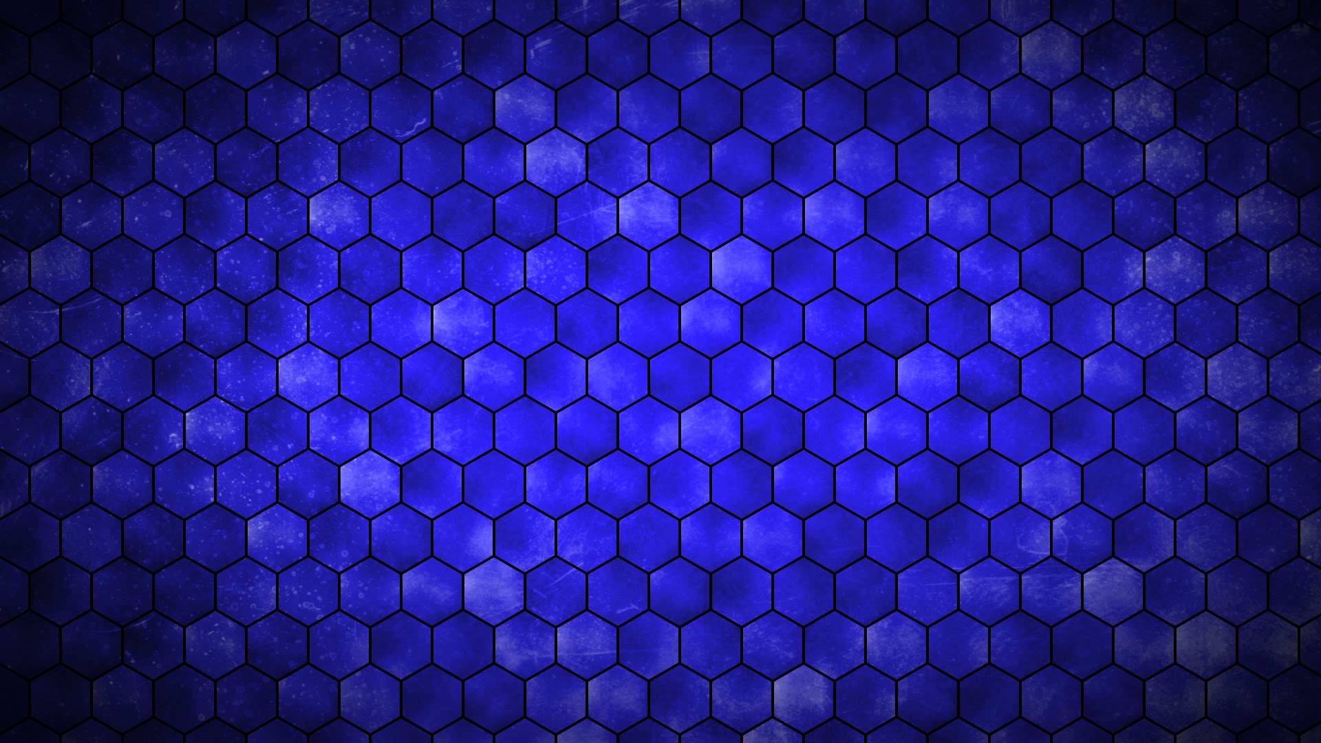 Blue Flash Hexagon 4K Wallpapers