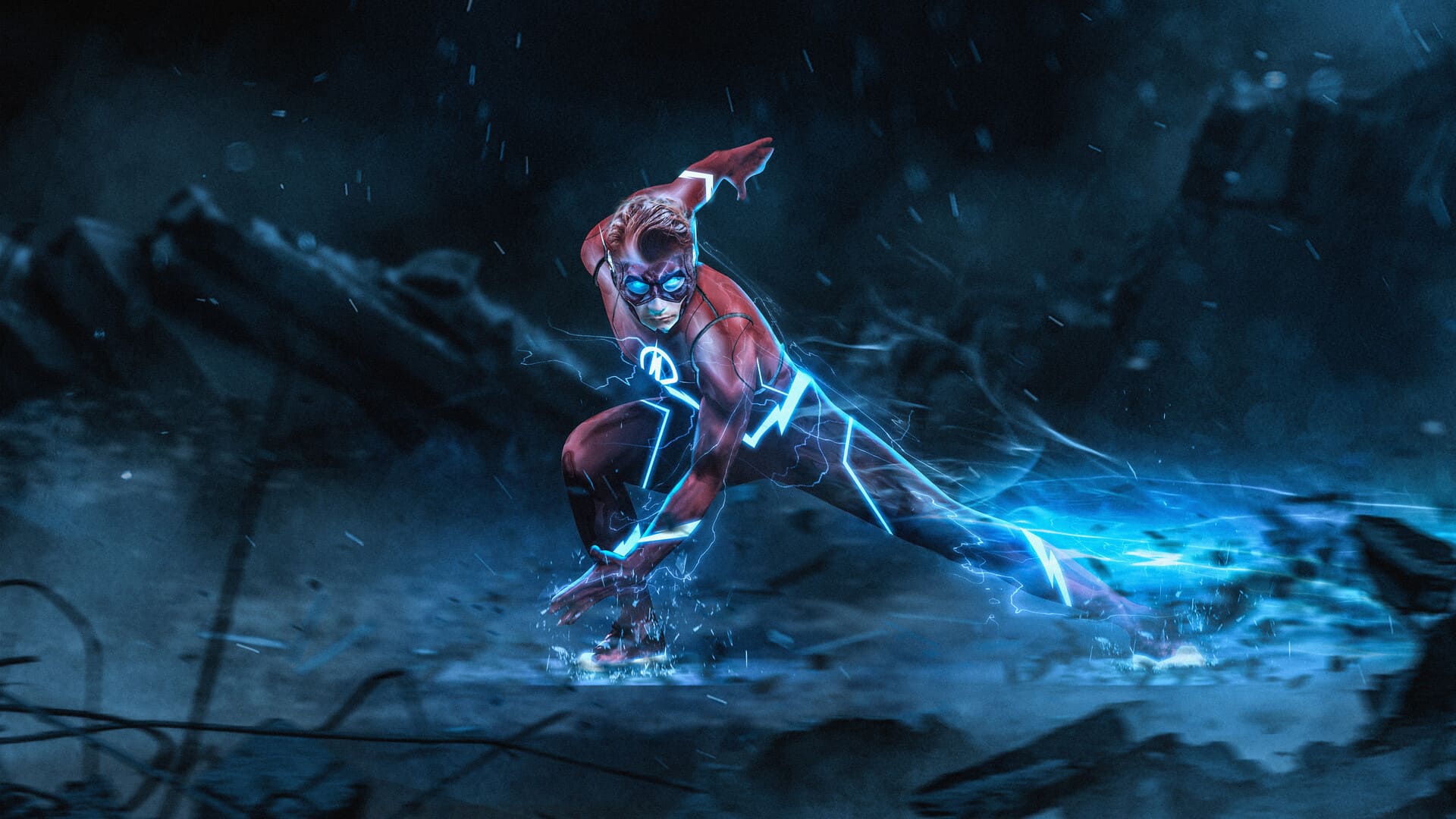 Blue Flash Wallpapers