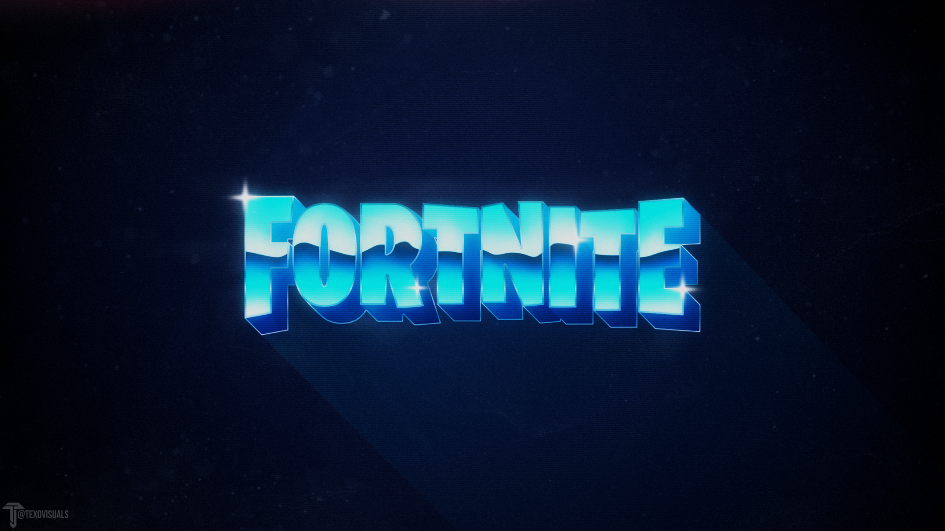 Blue Fortnite Background