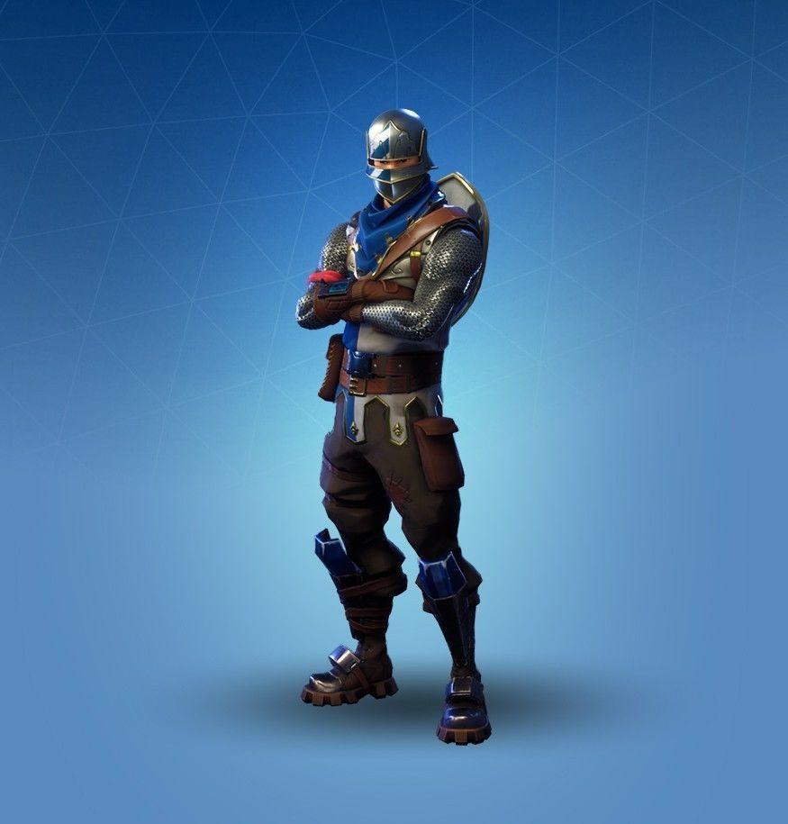 Blue Fortnite Background