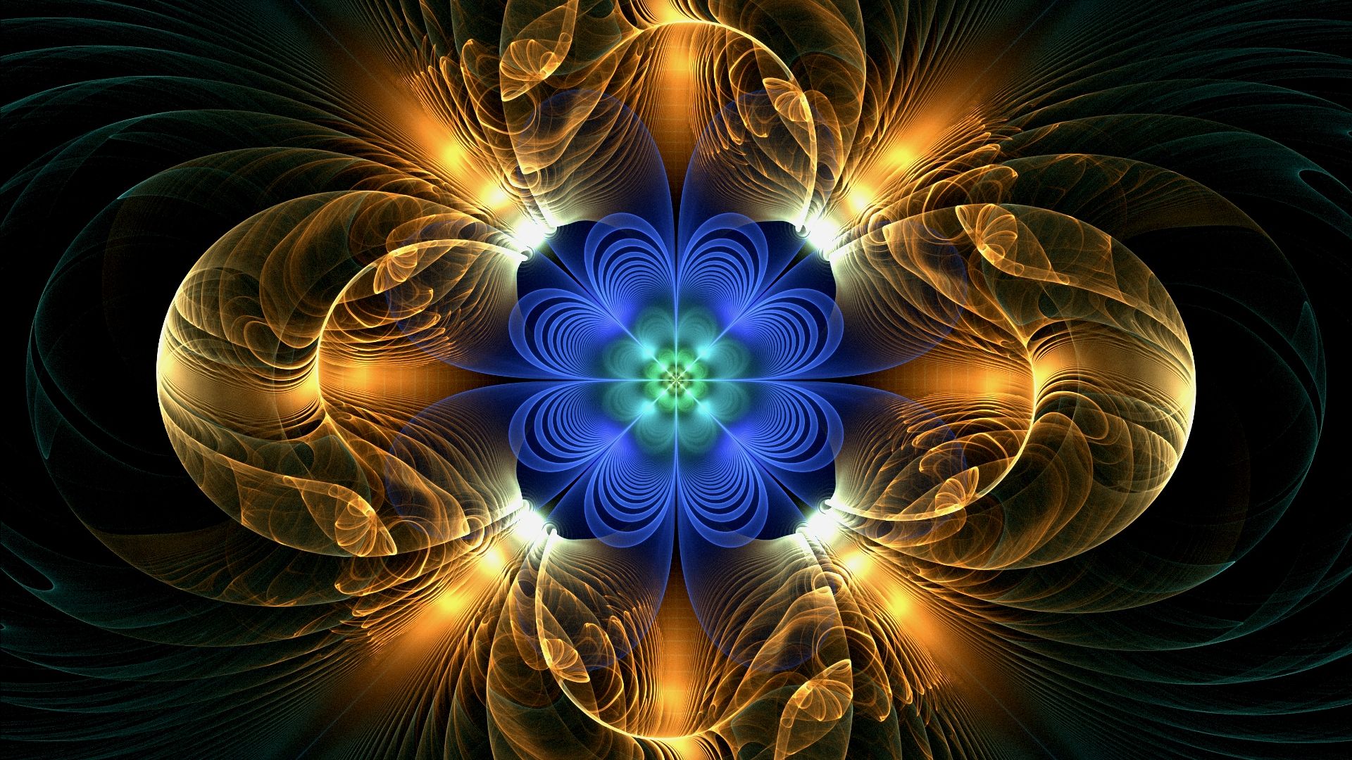 Blue Fractal Wallpapers