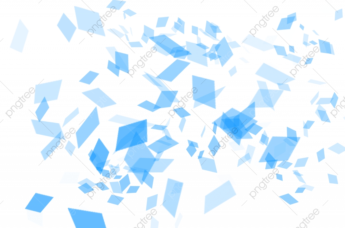 Blue Fragment Shards Abstraction Wallpapers