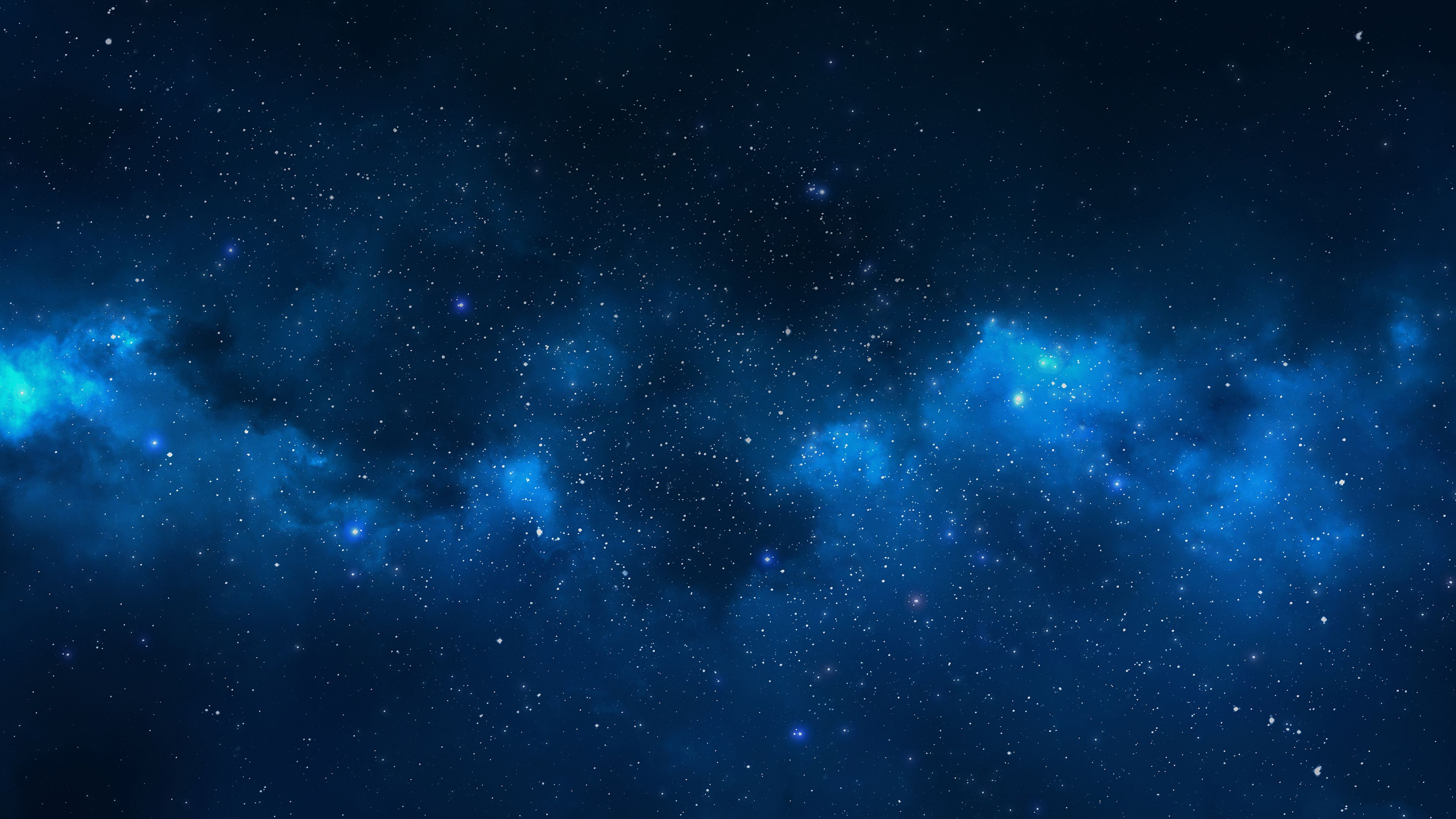 Blue Galaxy Space Digital Wallpapers